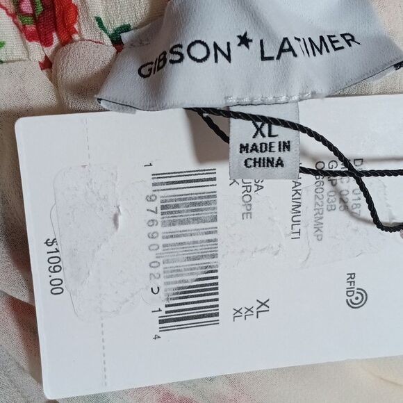 Gibson Latimer Womens Floral tiered Maxi Skirt with Tassels cottagecore boho 12 - Picture 10 of 11